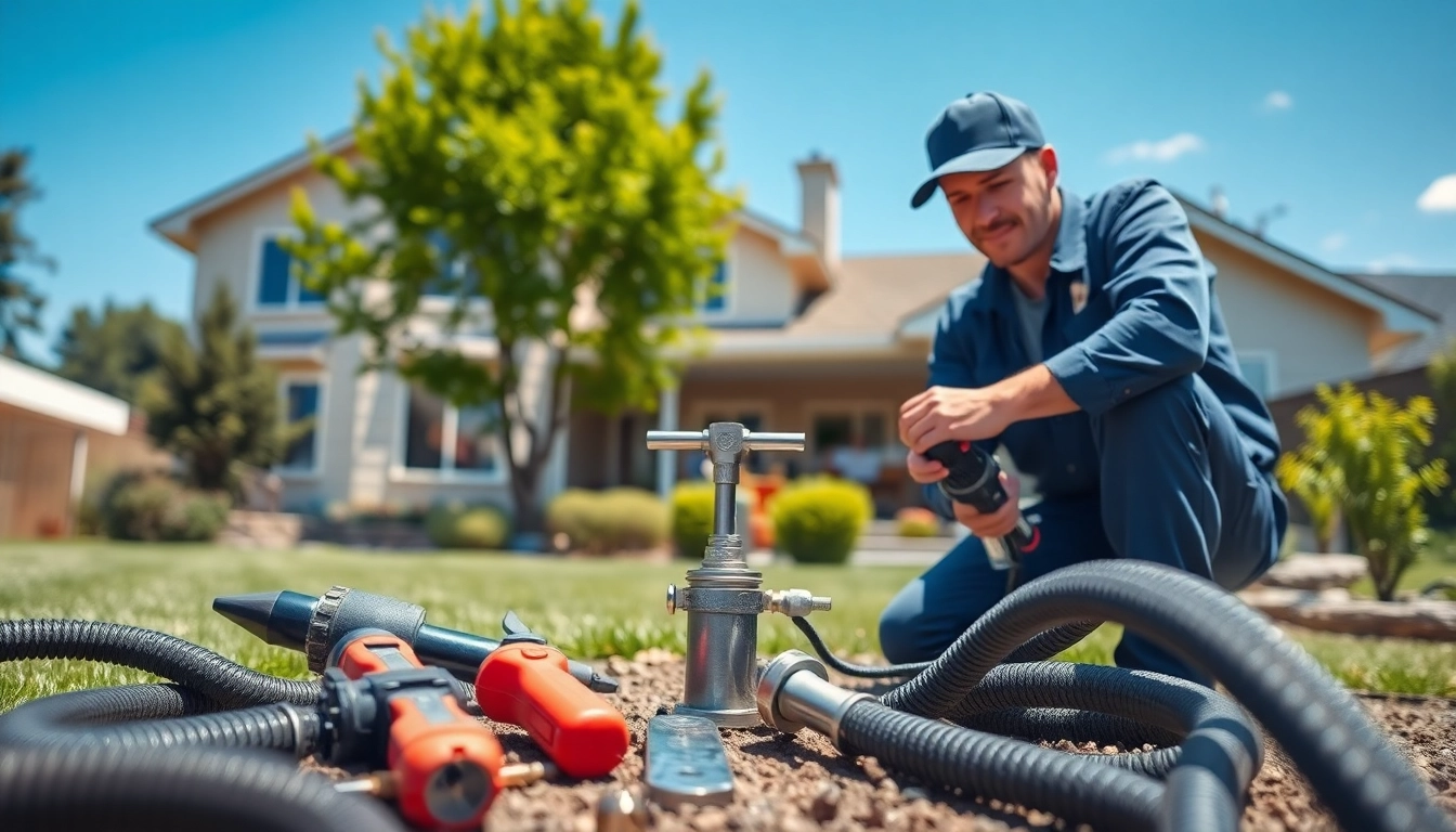 Plumber performing well pump replacement lacey wa in a residential setting, ensuring effective water delivery.